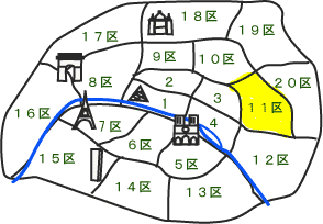 ラ・フルール・ド・バディアン の地図