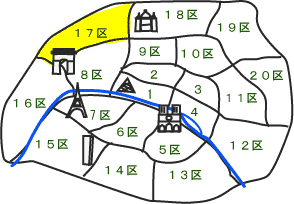 バティニョール 
の地図